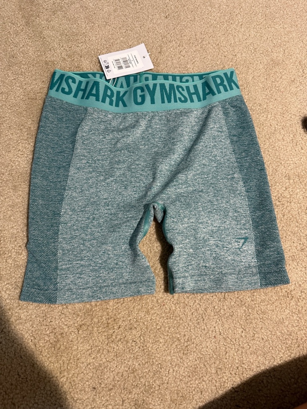 Gymshark Women’s Teal Seamless Bike Shorts